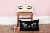 Design: Blink and Purr cushions